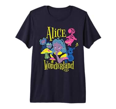 Amazon.com: Disney Alice in Wonderland Retro Seventies Style
